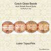 Topaz/Pink, Pressed Glass