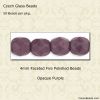 Purple, Fire Polished