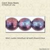 8mm Druk Beads, Luster