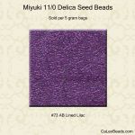 Purple Miyuki Seed Beads