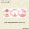 8mm Druk Beads, AB