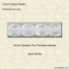 White, Fire Polished