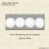 6mm Druk Beads, Opaque