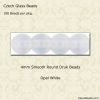 White - Pressed Glass