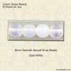 6mm Druk Beads, Opal