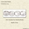 Silver, Fire Polished