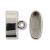 End Caps, Silver Plated