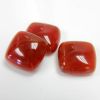 Cabochon, 15mm Square:Carnelian