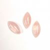 Cabochon, 15x7mm Navette:Rose Quartz