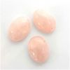 Cabochon, 18x13mm Oval:Rose Quartz