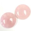 Cabochon, 25mm Round:Rose Quartz