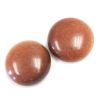 Cabochon, 20mm Round:Brown Goldstone