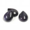 Cabochon, 18x13mm Pear:Blue Goldstone