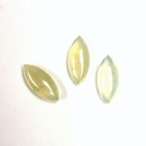 Cabochon, 15x7mm Navette:Jade Light Green