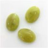 Cabochon, 18x13mm Oval:Jade Light Green