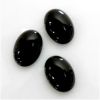 Cabochon, 18x13mm Oval:Onyx