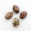 Cabochon, 14x10mm Oval:Leopard Skin