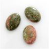 Cabochon, 18x13mm Oval:Epidote