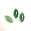 Cabochon, 15x7mm Navette:Green Aventurine