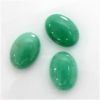 Cabochon, 18x13mm Oval:Green Aventurine