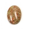 Cabochon, 30x22mm Oval:Unikite