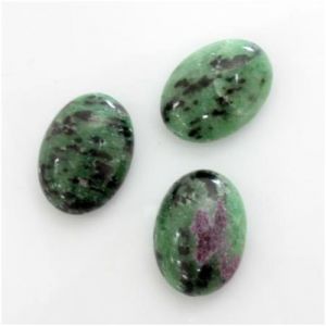 Cabochon, 18x13mm Oval:Ruby Zoiste