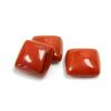 Cabochon, 12mm Square:Red Jasper