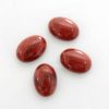 Cabochon, 14x10mm Oval:Red Jasper