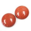 Cabochon, 20mm Round:Red Jasper