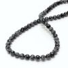 Gemstone:6mm Round, Snowflake Obsidian [16" Strand]