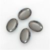 Cabochon, 14x10mm Oval:Hematite
