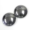 Cabochon, 20mm Round:Hematite