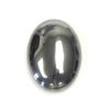 Cabochon, 30x22mm Oval:Hematite