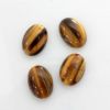 Cabochon, 14x10mm Oval:Tiger Eye
