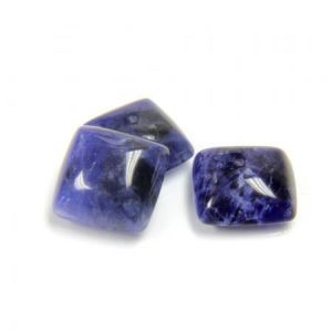 Cabochon, 12mm Square:Sodalite