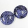 Cabochon, 25mm Round:Sodalite