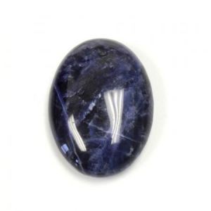 Cabochon, 30x22mm Oval:Sodalite