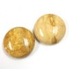 Cabochon, 20mm Round:Yellow Jasper