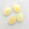 Cabochon, 14x10mm Oval:Yellow Jasper