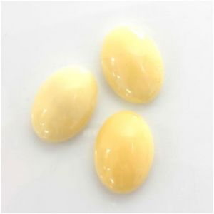 Cabochon, 18x13mm Oval:Pineapple Jasper
