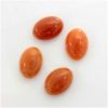 Cabochon, 14x10mm Oval:Pink Aventurine