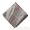 Mother of Pearl:19mm Flat Diamond Beads, Grey [16"]