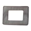 Mother of Pearl:25x18mm Open Rectangle Beads, Grey [16"]