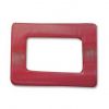 Mother of Pearl:25x18mm Open Rectangle Beads, Pink [16"]