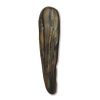 Mother of Pearl:30x5mm Long Teeth Beads, Bronze [16"]