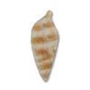 Mother of Pearl:40x25mm Leaf Beads, White [16"]