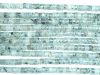 Gemstone:4mm Heishi, Grey Kiwi Quartz [16" Strand]