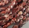 Gemstone:10x14mm Flat Oval, Red Zebra Jasper [16" Strand]