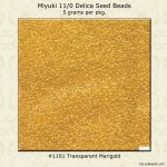 Delica 11/0:1101 Marigold, Transparent [5g]