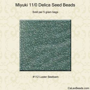Delica 11/0:0112 Seafoam, Luster Transparent [5g]